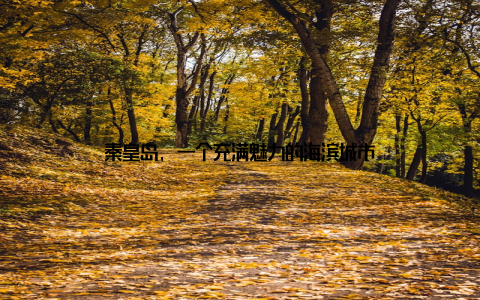 秦皇岛, 一个充满魅力的海滨城市